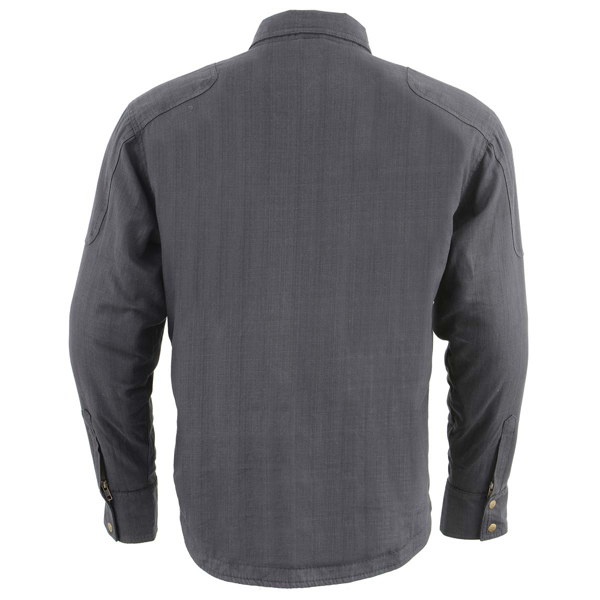 Milwaukee Leather MPM1622 Men's Black Armored Denim Long Sleeve Shirt Reinforced w/ Aramid Fibers - Image 13
