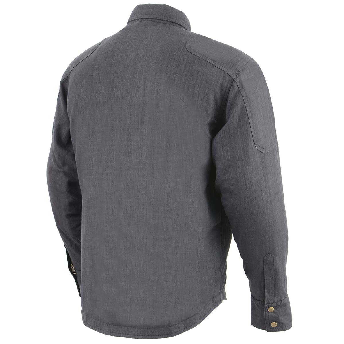 Milwaukee Leather MPM1622 Men's Black Armored Denim Long Sleeve Shirt Reinforced w/ Aramid Fibers - Image 9