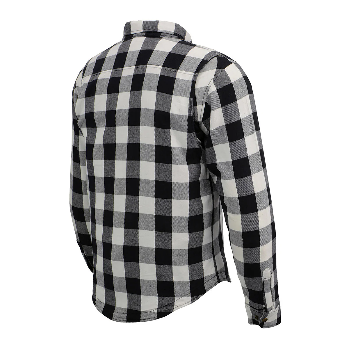 Milwaukee Leather MPM1633 Men's Plaid Flannel Biker Shirt with CE Approved Armor - Reinforced w/ Aramid Fiber - Image 15