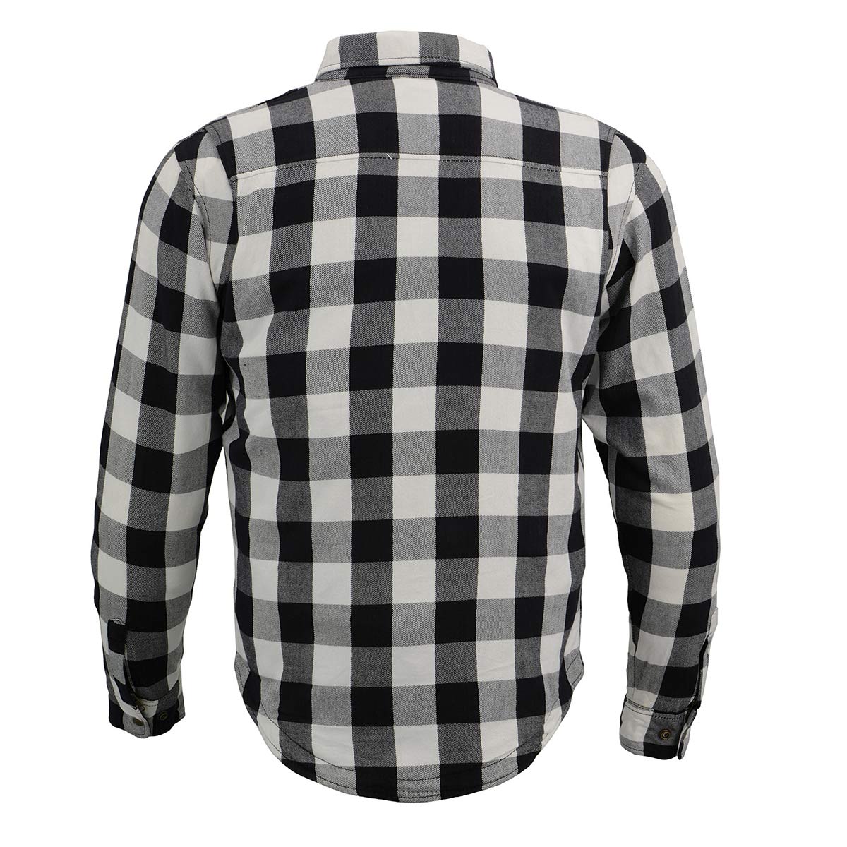 Milwaukee Leather MPM1633 Men's Plaid Flannel Biker Shirt with CE Approved Armor - Reinforced w/ Aramid Fiber - Image 9