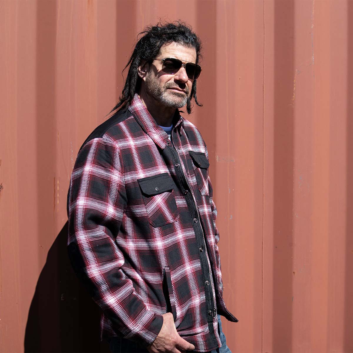 Milwaukee Leather Men's Heavy-Duty Checkered Flannel Riding Shirt - Warm Lined - Zippered Hand Pockets - MPM1637 - Image 5