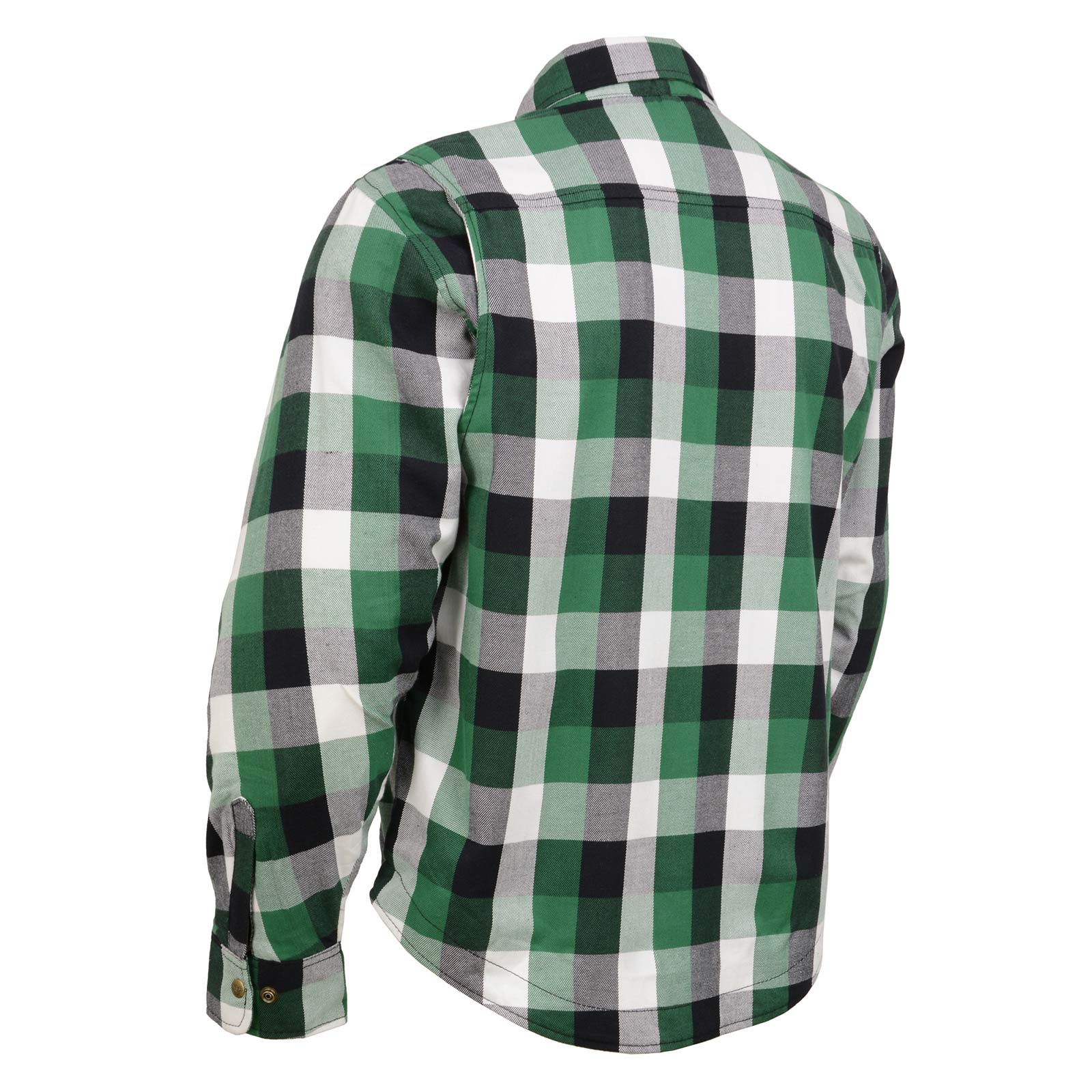 Milwaukee Leather MPM1651 Men's Plaid Flannel Biker Shirt with CE Approved Armor - Reinforced w/ Aramid Fiber - Image 14
