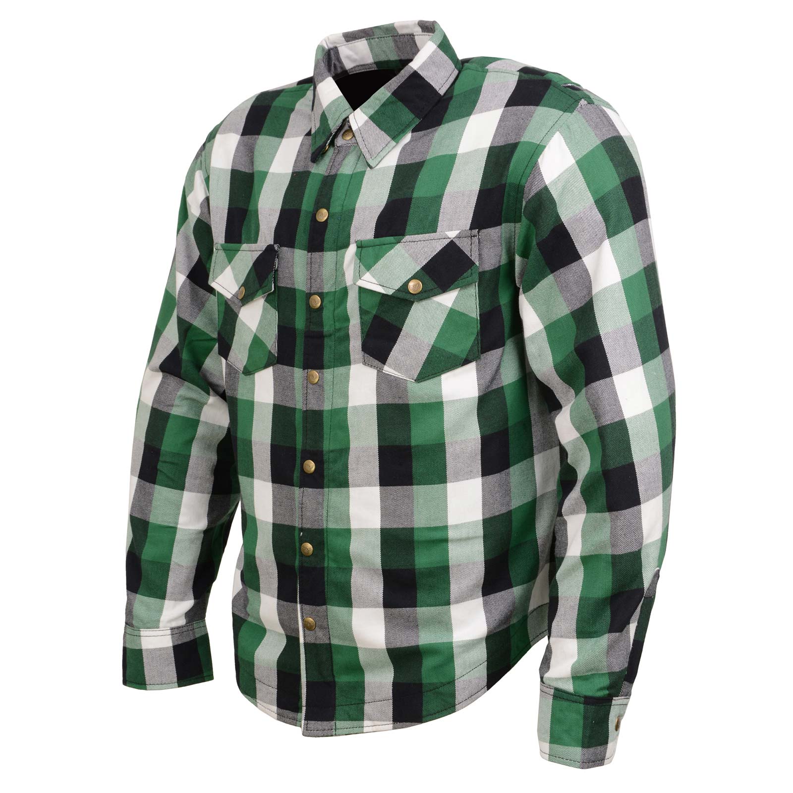 Milwaukee Leather MPM1651 Men's Plaid Flannel Biker Shirt with CE Approved Armor - Reinforced w/ Aramid Fiber - Image 16
