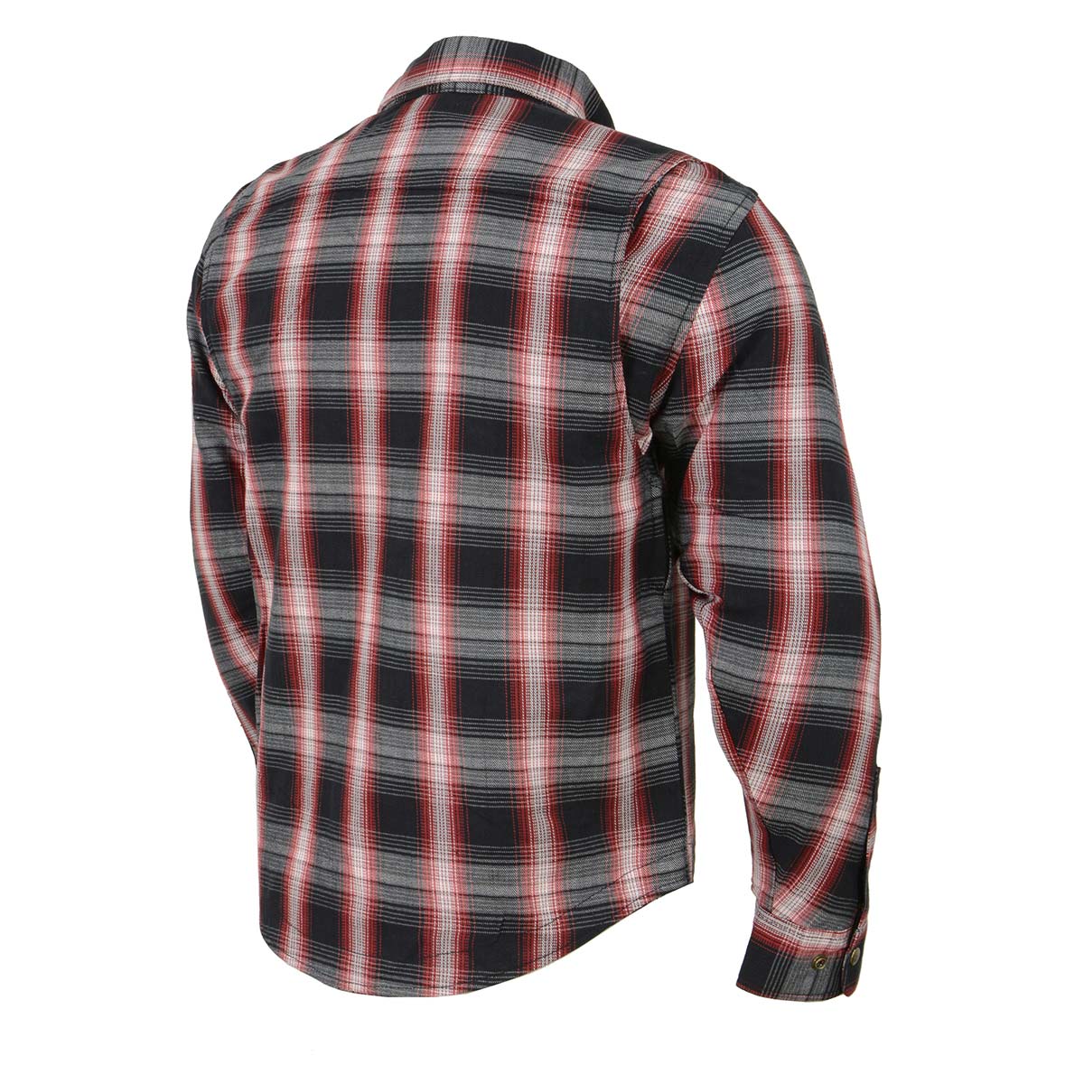 Milwaukee Leather MPM1653 Men's Plaid Flannel Biker Shirt with CE Approved Armor - Reinforced w/ Aramid Fibers - Image 10