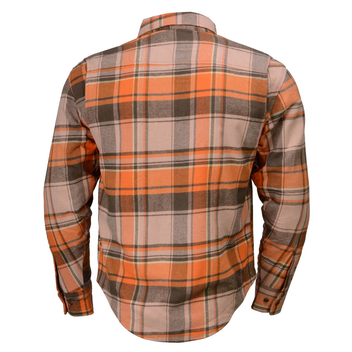 Milwaukee Leather MPM1657 Men's Plaid Flannel Biker Shirt with CE Approved Armor - Reinforced w/ Aramid Fiber - Image 16