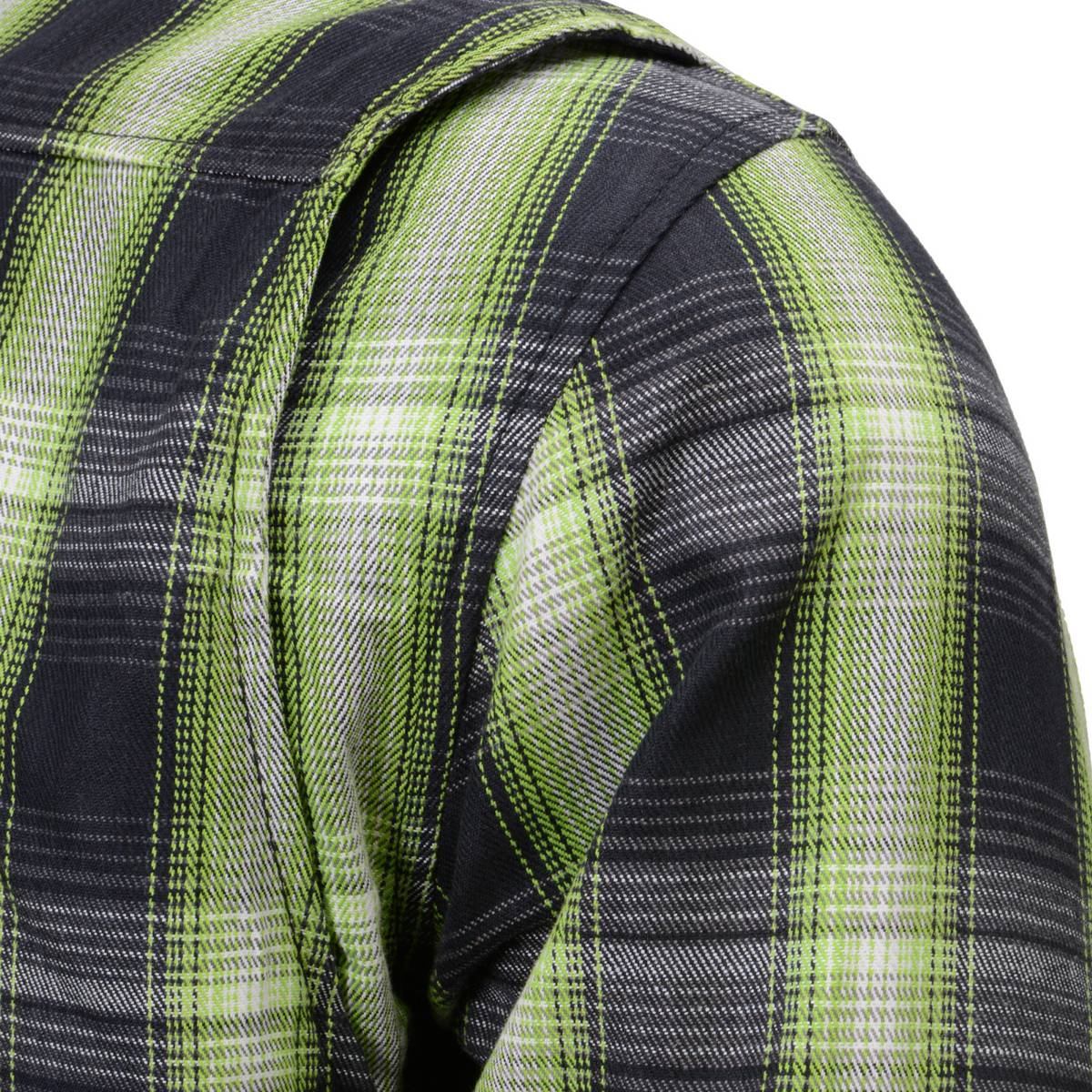 Milwaukee Leather MPM1658 Men's Plaid Flannel Biker Shirt with CE Approved Armor - Reinforced w/ Aramid Fiber - Image 10