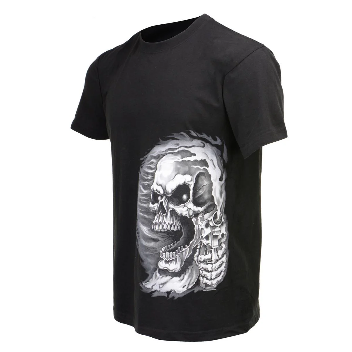Milwaukee Leather MPMH116000 Men's 'Assassin' Double Sided Black T-Shirt - Image 42