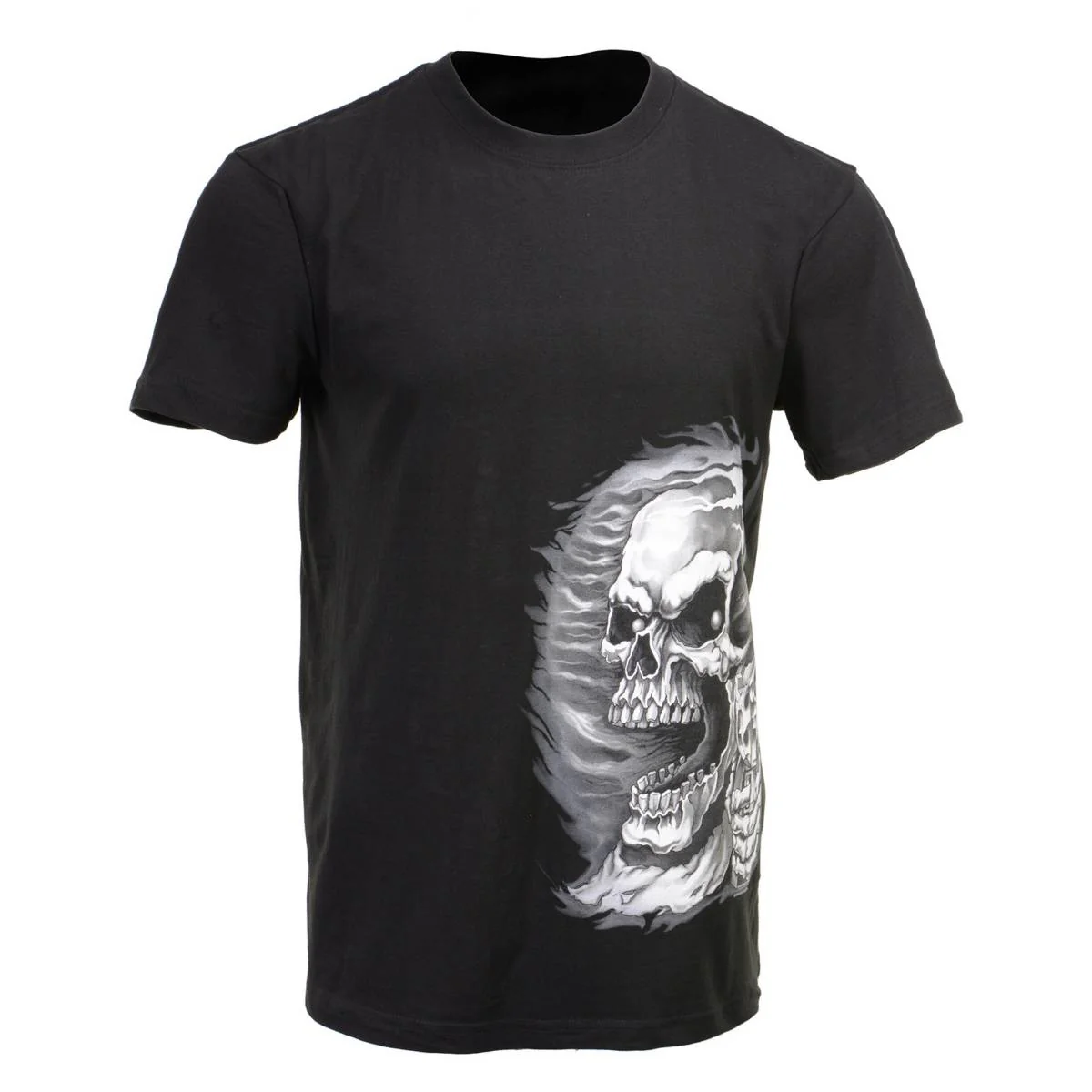 Milwaukee Leather MPMH116000 Men's 'Assassin' Double Sided Black T-Shirt - Image 44