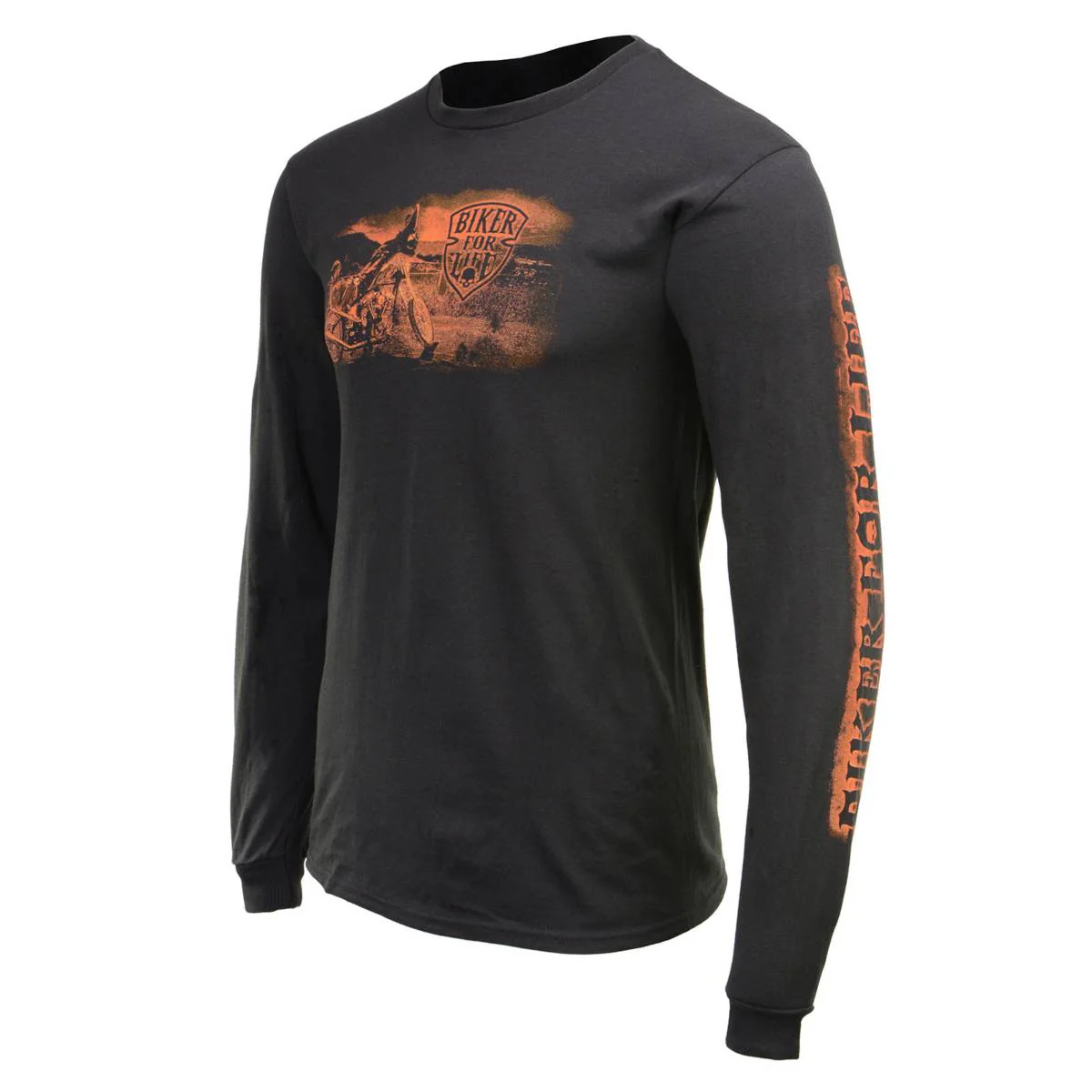 Milwaukee Leather MPMH117006 Men’s ‘Coolin’ Long Sleeve Black T-Shirt - Image 43