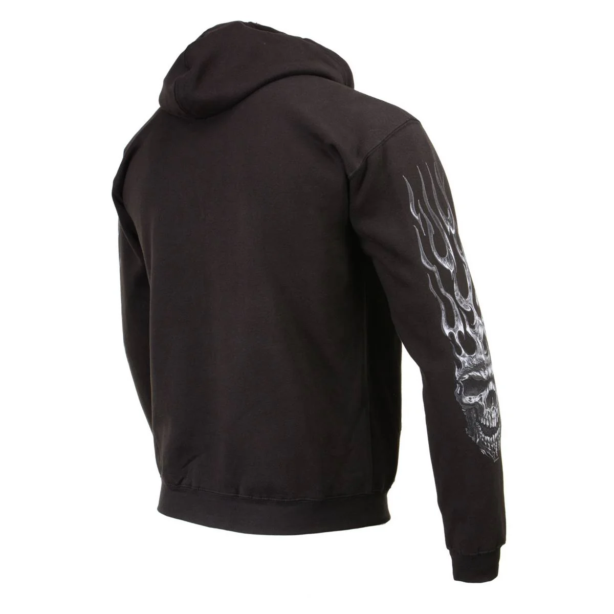 Milwaukee Leather MPMH118002 Men’s ‘Shredder Skull’ Black Hoodie with Zipper Closure - Image 30