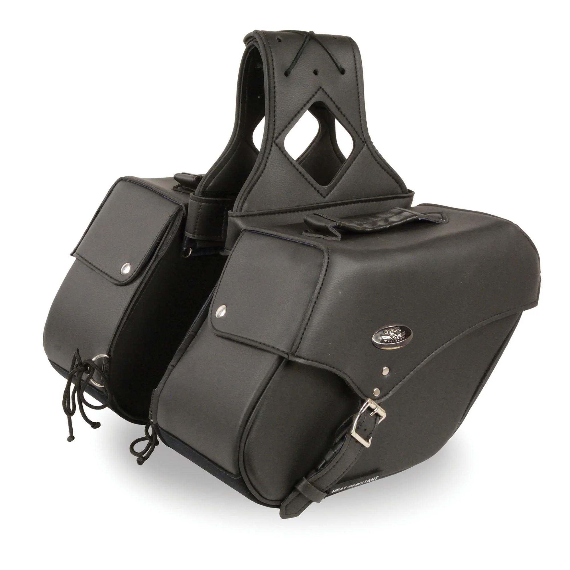 Milwaukee Performance SH66801ZB Medium Zip-Off Single Strap PVC Throw Over Saddlebags