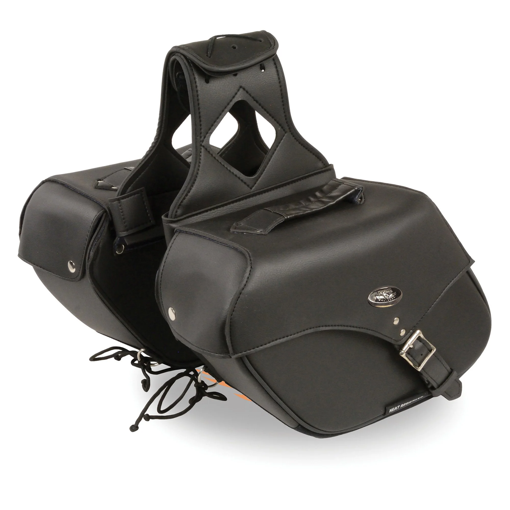 Milwaukee Performance SH66801ZB Medium Zip-Off Single Strap PVC Throw Over Saddlebags - Image 11
