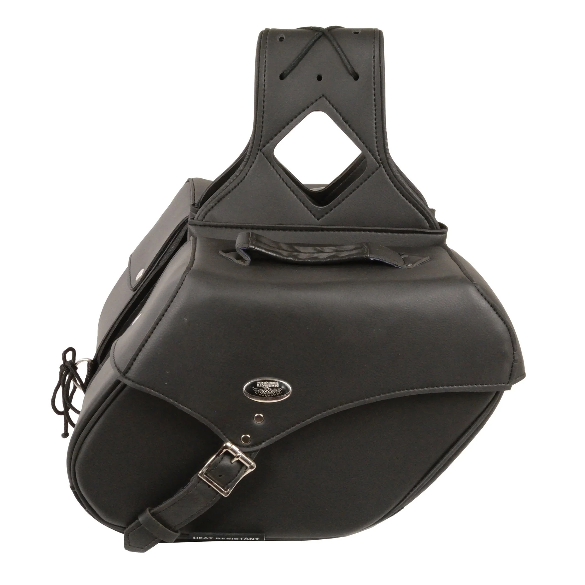 Milwaukee Performance SH66801ZB Medium Zip-Off Single Strap PVC Throw Over Saddlebags - Image 12