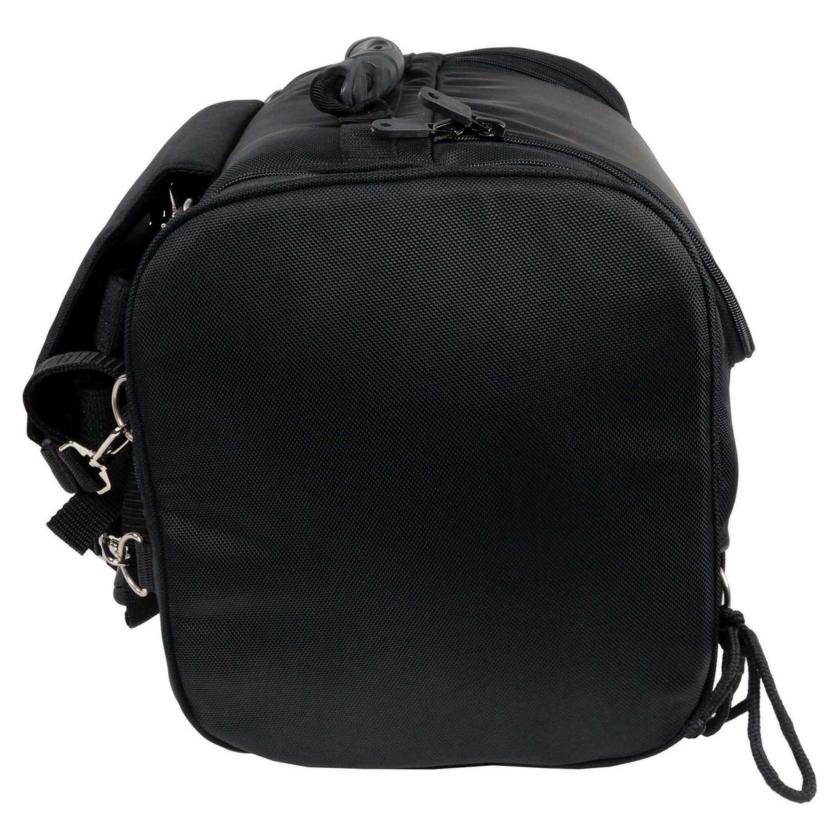 Milwaukee Performance SH684 Medium Black Textile Motorcycle Sissy Bar Bag with Reflective Piping - Image 9