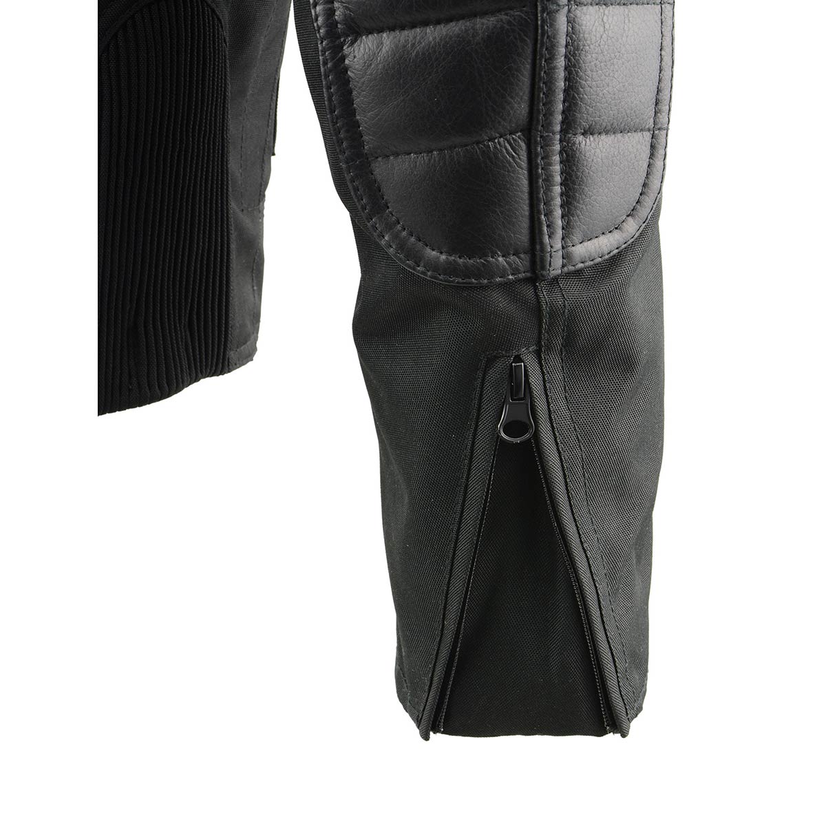 Milwaukee Leather MPM1751 Burnt Orange Leather and Textile Armored Motorcycle Jacket for Men - All Season - Image 10