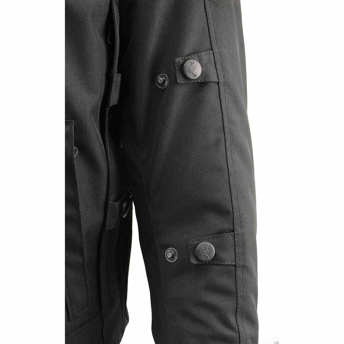 Milwaukee Leather MPM1751 Burnt Orange Leather and Textile Armored Motorcycle Jacket for Men - All Season - Image 12