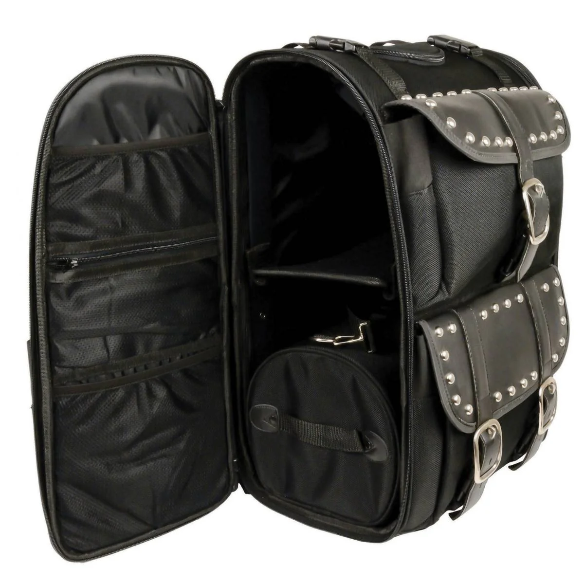 Milwaukee Performance SH673 X-Large Black Textile 2-Piece Studded Motorcycle Touring Pack - Image 5