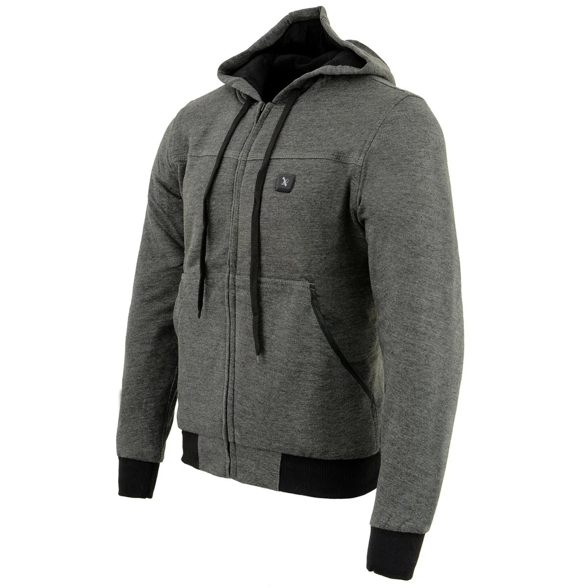 Nexgen Heat Men’s Black Heated Hoodie Jacket – Winter Motorcycle Riding Gear for Cold Outdoors MPM1713SET - Image 12