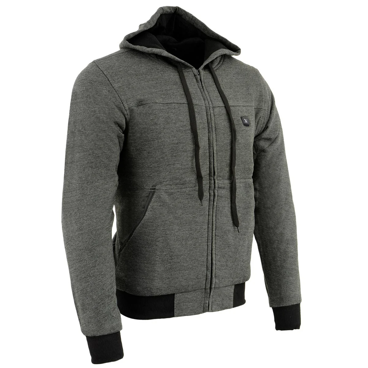 Nexgen Heat Men’s Black Heated Hoodie Jacket – Winter Motorcycle Riding Gear for Cold Outdoors MPM1713SET - Image 13