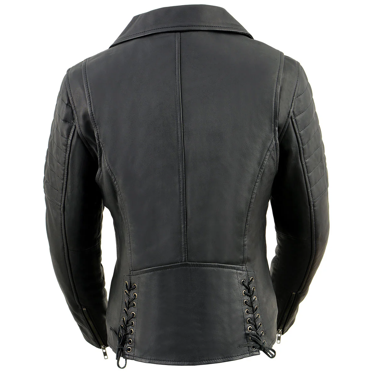 Milwaukee Leather SFL2870 Women's ‘Duchess’ Black Motorcycle Style Fashion Casual Leather Jacket - Image 2