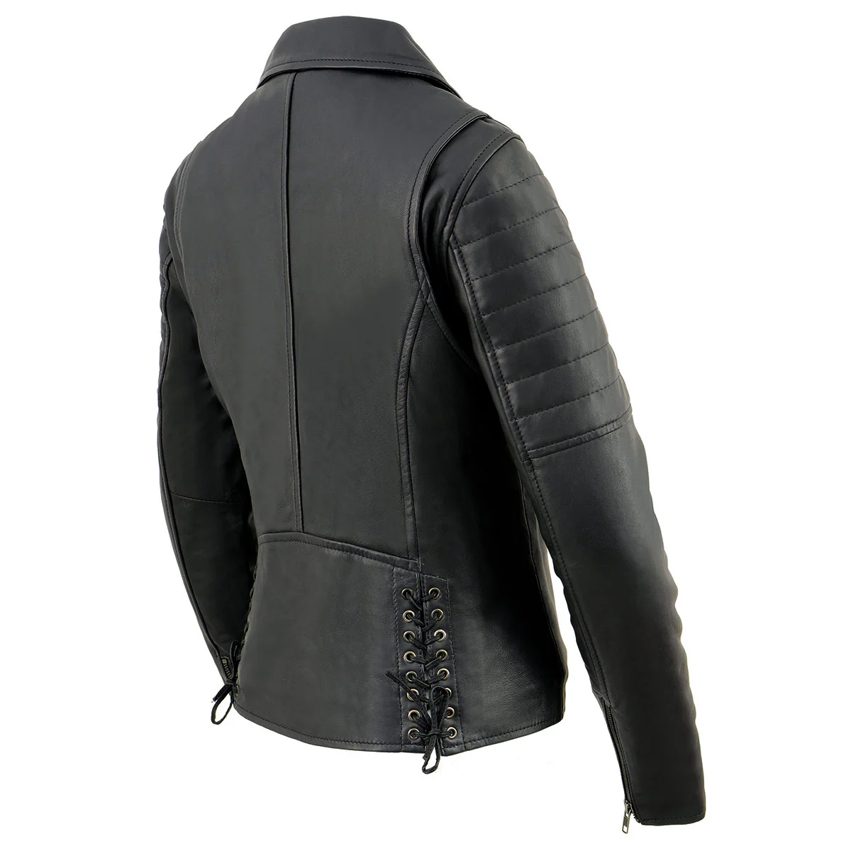 Milwaukee Leather SFL2870 Women's ‘Duchess’ Black Motorcycle Style Fashion Casual Leather Jacket - Image 8