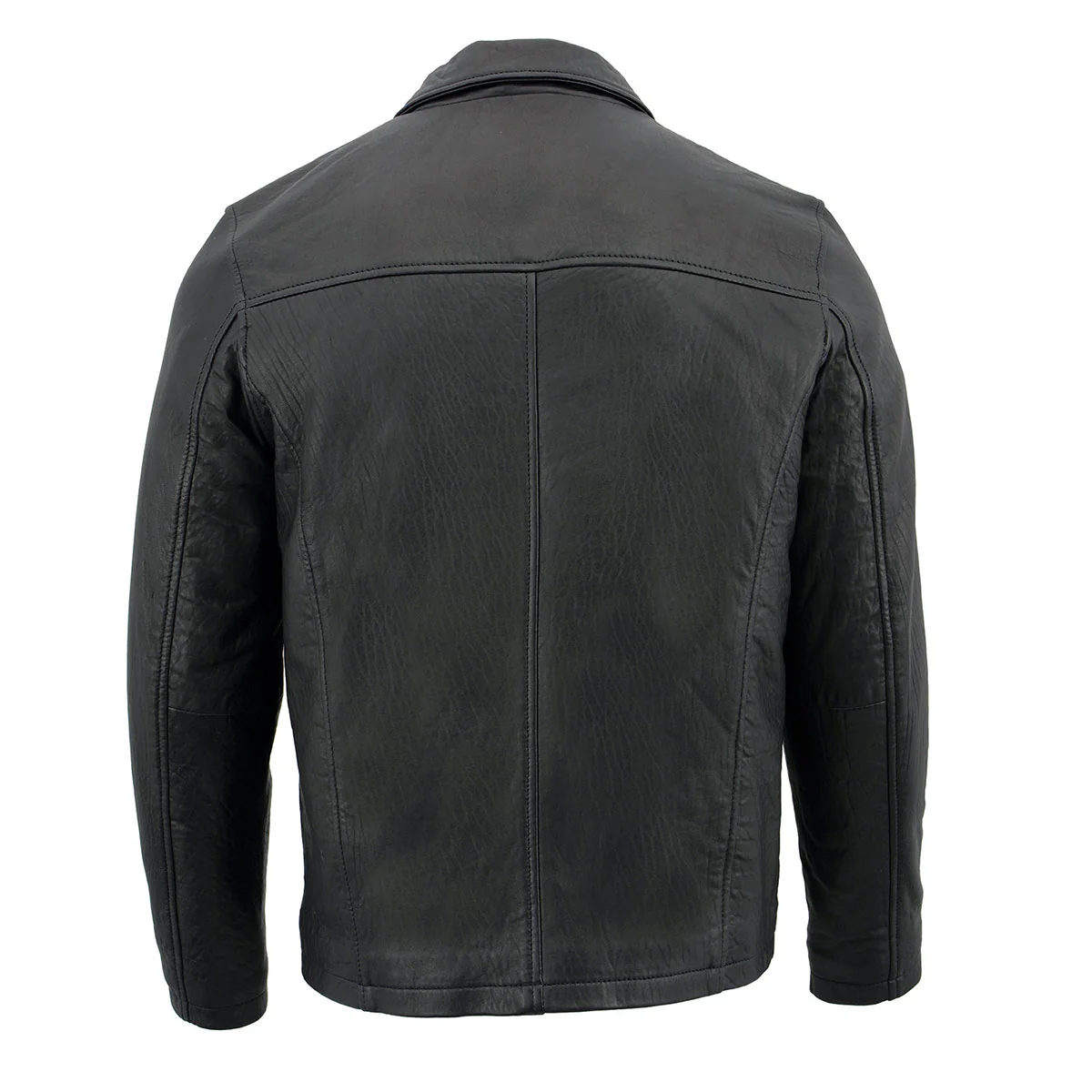 Milwaukee Leather SFM1875 Men's New Zealand Lambskin Leather with Shirt Style Collar - Image 4