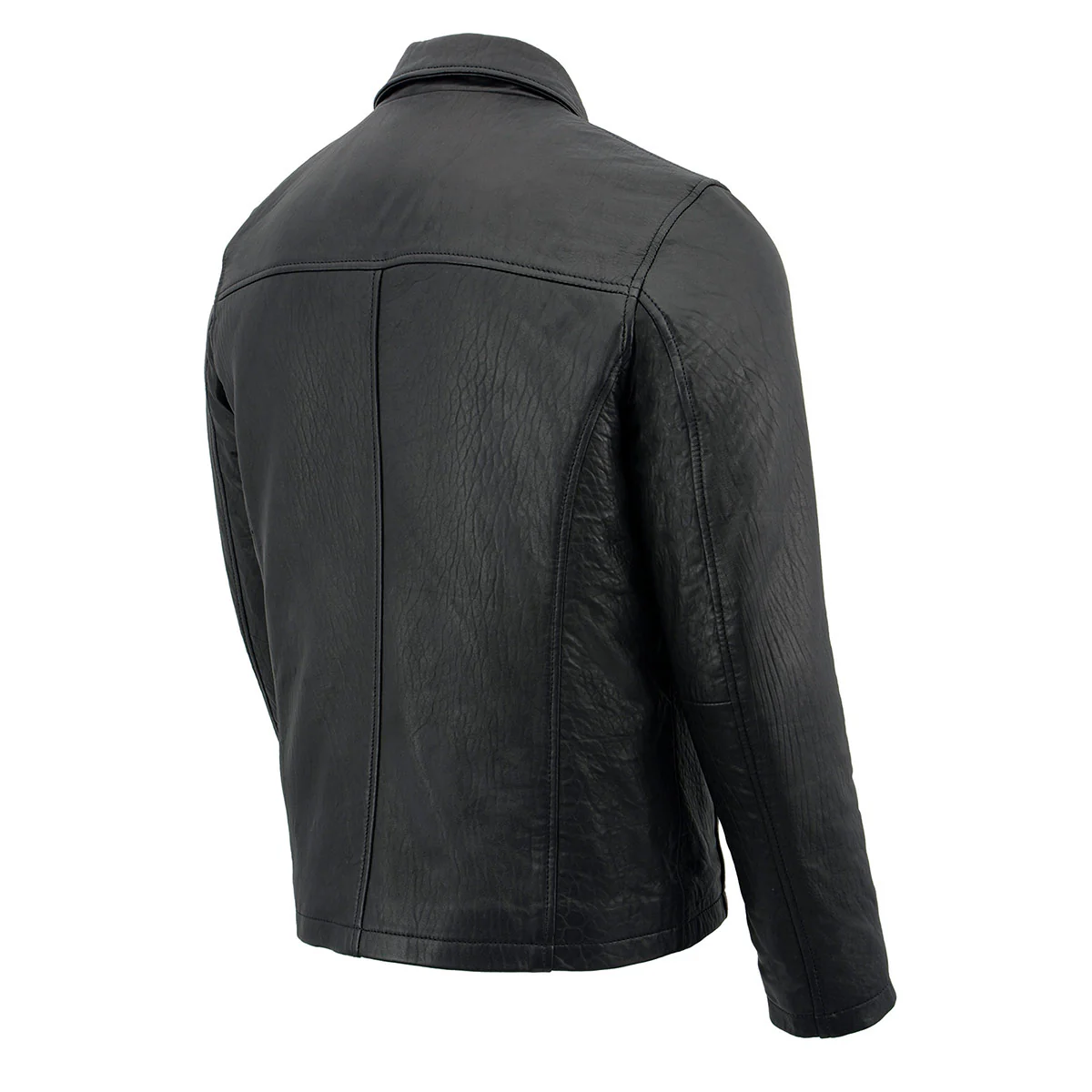 Milwaukee Leather SFM1875 Men's New Zealand Lambskin Leather with Shirt Style Collar - Image 5