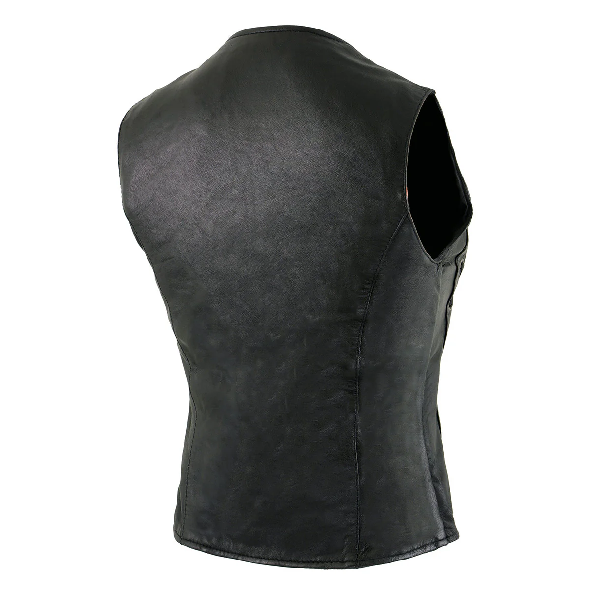 Milwaukee Leather SH1216 Ladies Black Leather Vest with Front Laces - Image 6