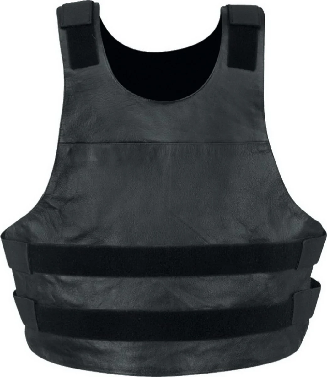 Milwaukee Leather SH1367LZ Women's Black Leather Swat Style Rider Vest w/ Plain Back Panel for Club Patches - Image 4