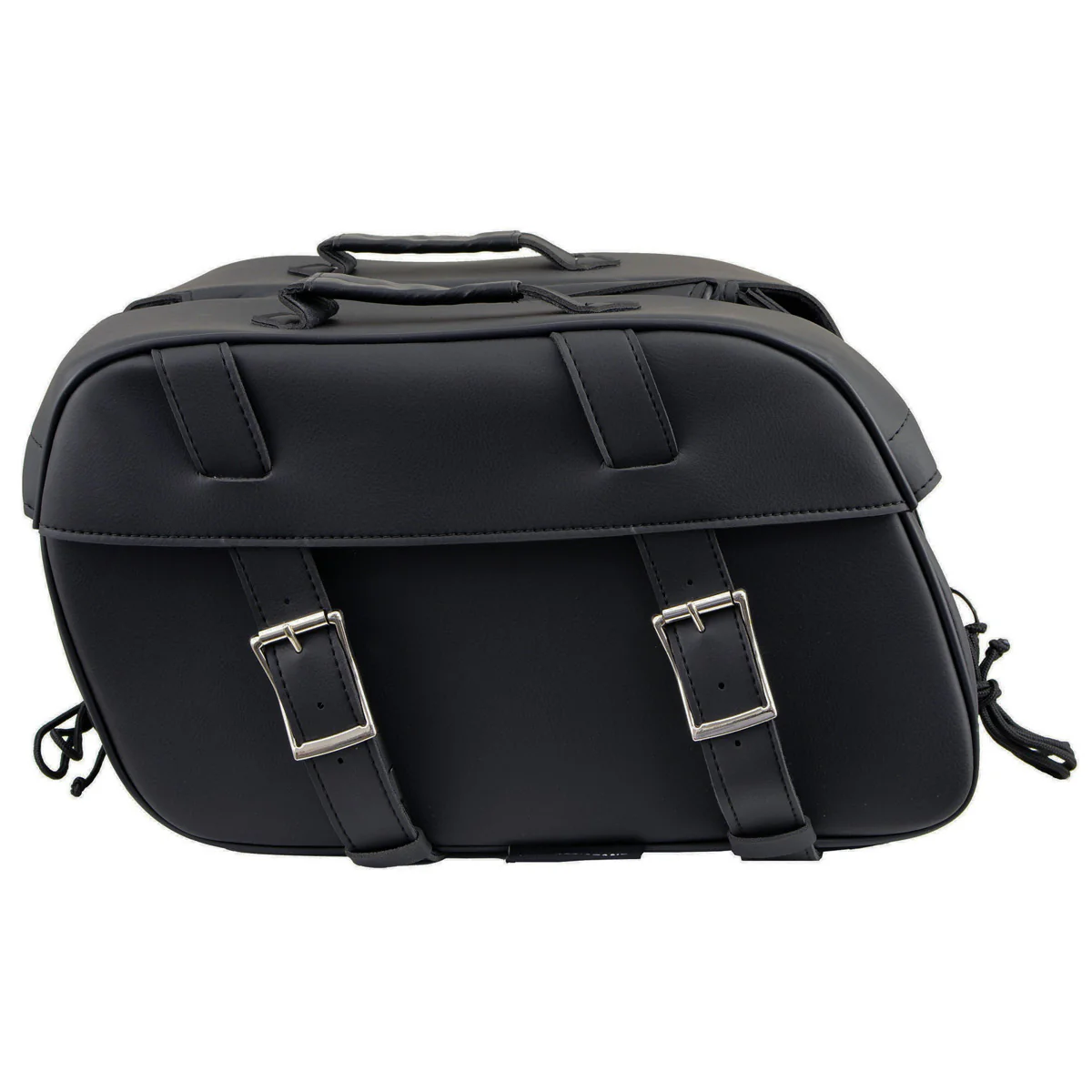 Milwaukee Leather SH57701 Black Medium PVC Zip-Off Motorcycle Saddlebag - Image 10