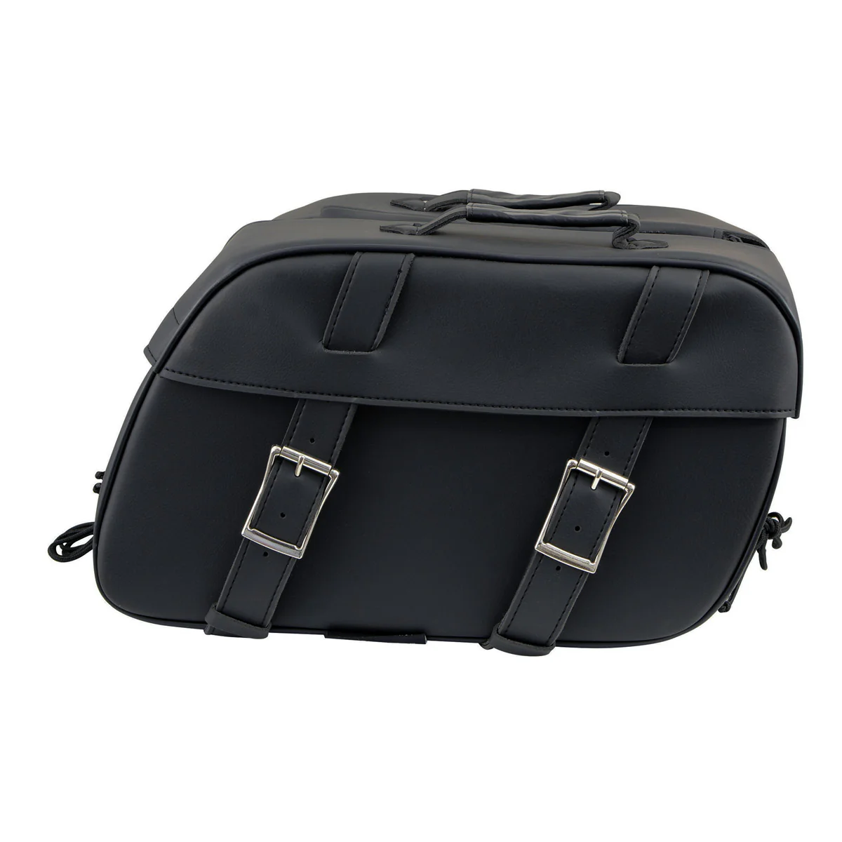 Milwaukee Leather SH57701 Black Medium PVC Zip-Off Motorcycle Saddlebag - Image 14