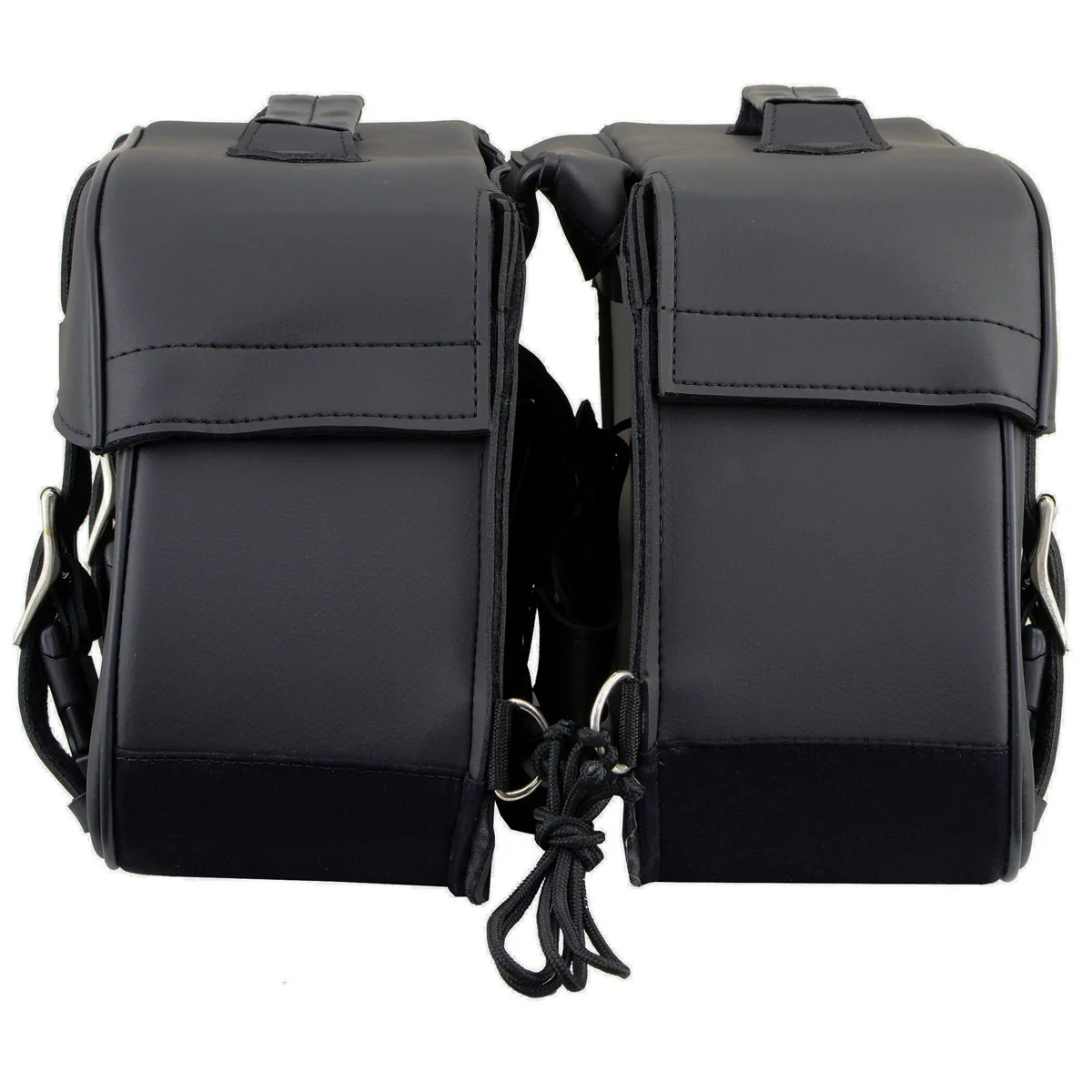 Milwaukee Leather SH57701 Black Medium PVC Zip-Off Motorcycle Saddlebag - Image 4