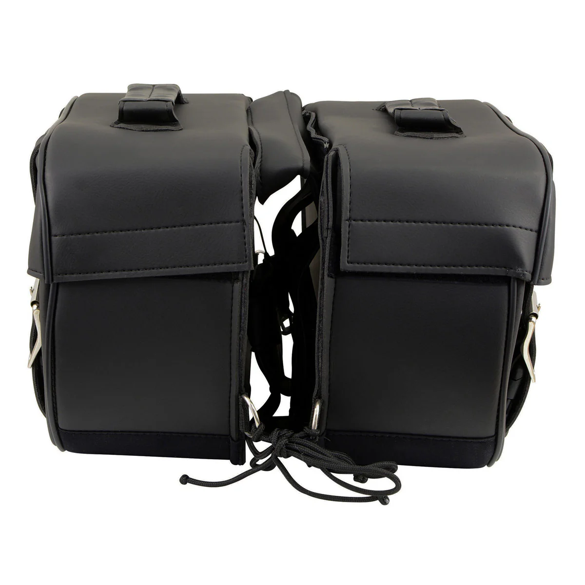 Milwaukee Leather SH57701 Black Medium PVC Zip-Off Motorcycle Saddlebag - Image 8