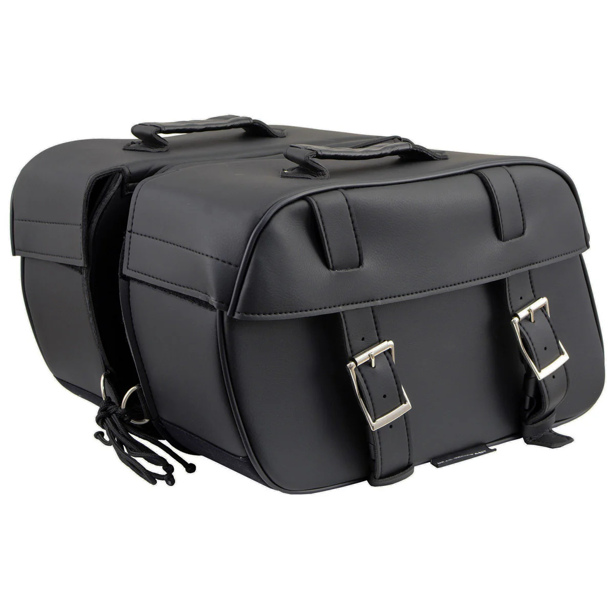 Milwaukee Leather SH57701 Black Medium PVC Zip-Off Motorcycle Saddlebag - Image 9