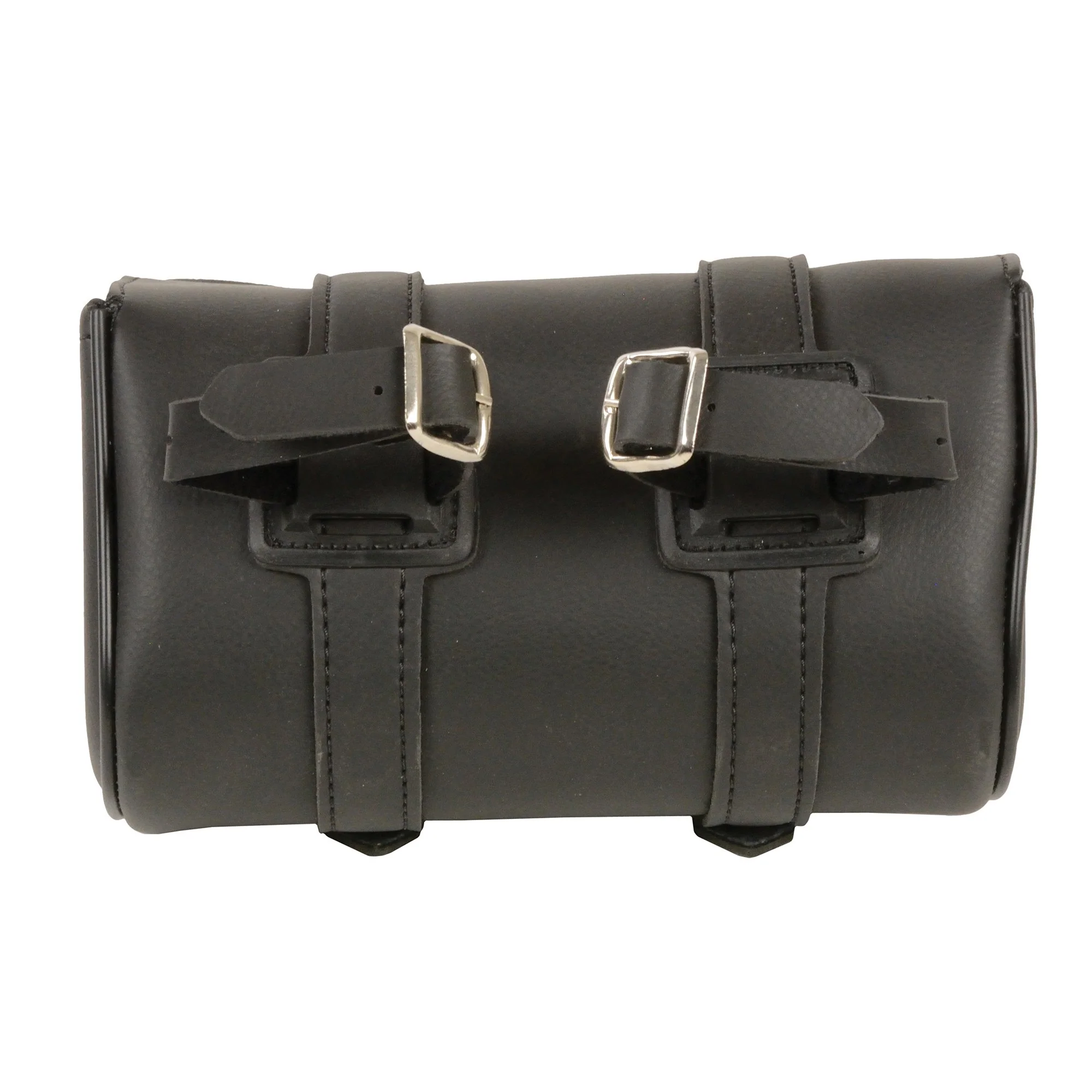 Milwaukee Leather SH616S Black Medium Studded PVC Motorcycle Tool Bag with Key Locks - Image 3