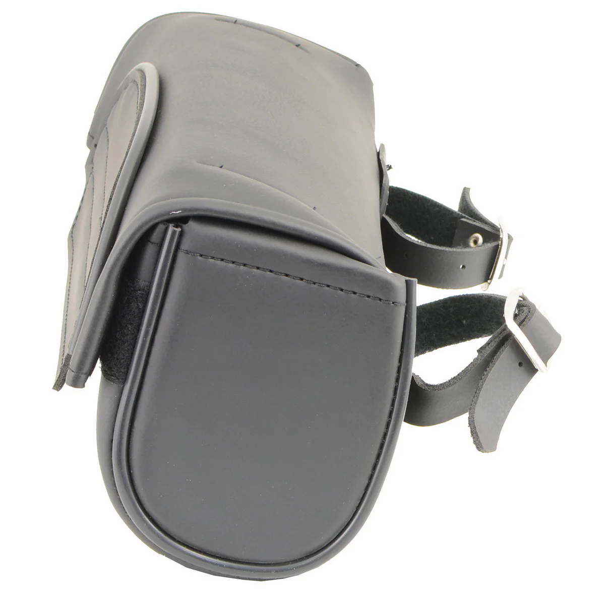 Milwaukee Leather SH62101 Black Double Strap PVC Motorcycle Tool Bag - Image 3