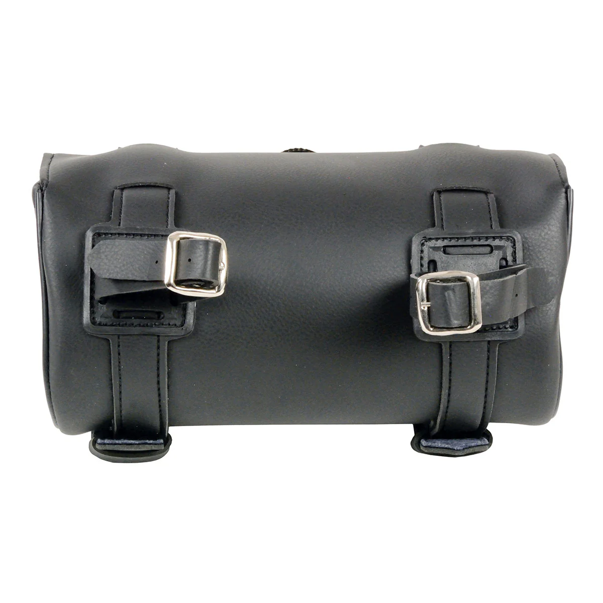 Milwaukee Leather SH62601 Black Small PVC Double Strap with Concho Windshield-Tool Bag - Image 4