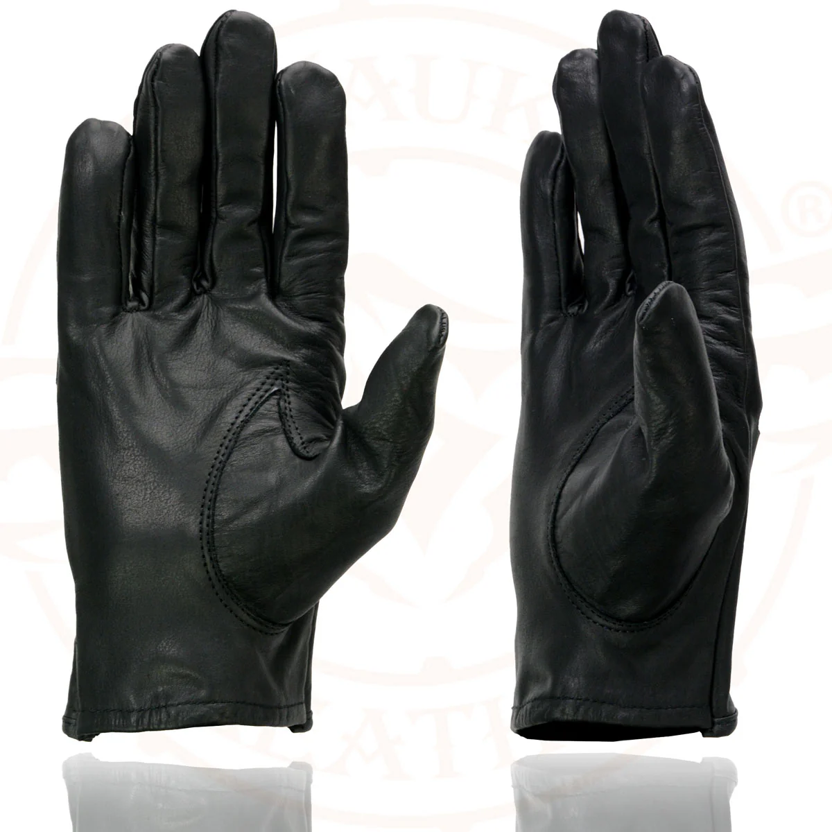 Milwaukee Leather SH729 Men's Black Perforated Leather Full Finger Motorcycle Hand Gloves W/ Breathable ‘Open Knuckle’ - Image 6