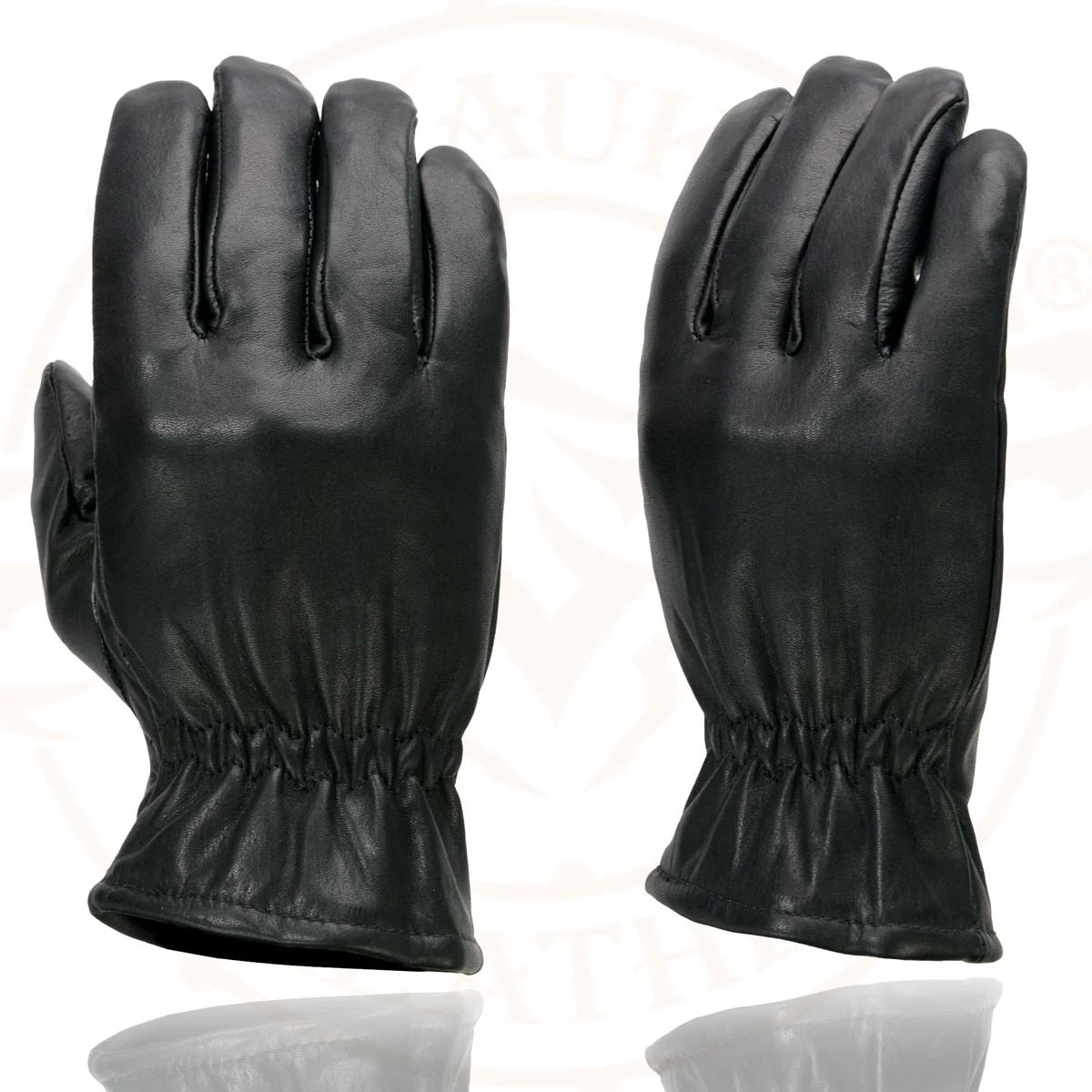Milwaukee Leather SH734 Men's Black Thermal Lined Leather Motorcycle Gloves w/ Cinch Wrist Closure - Image 4