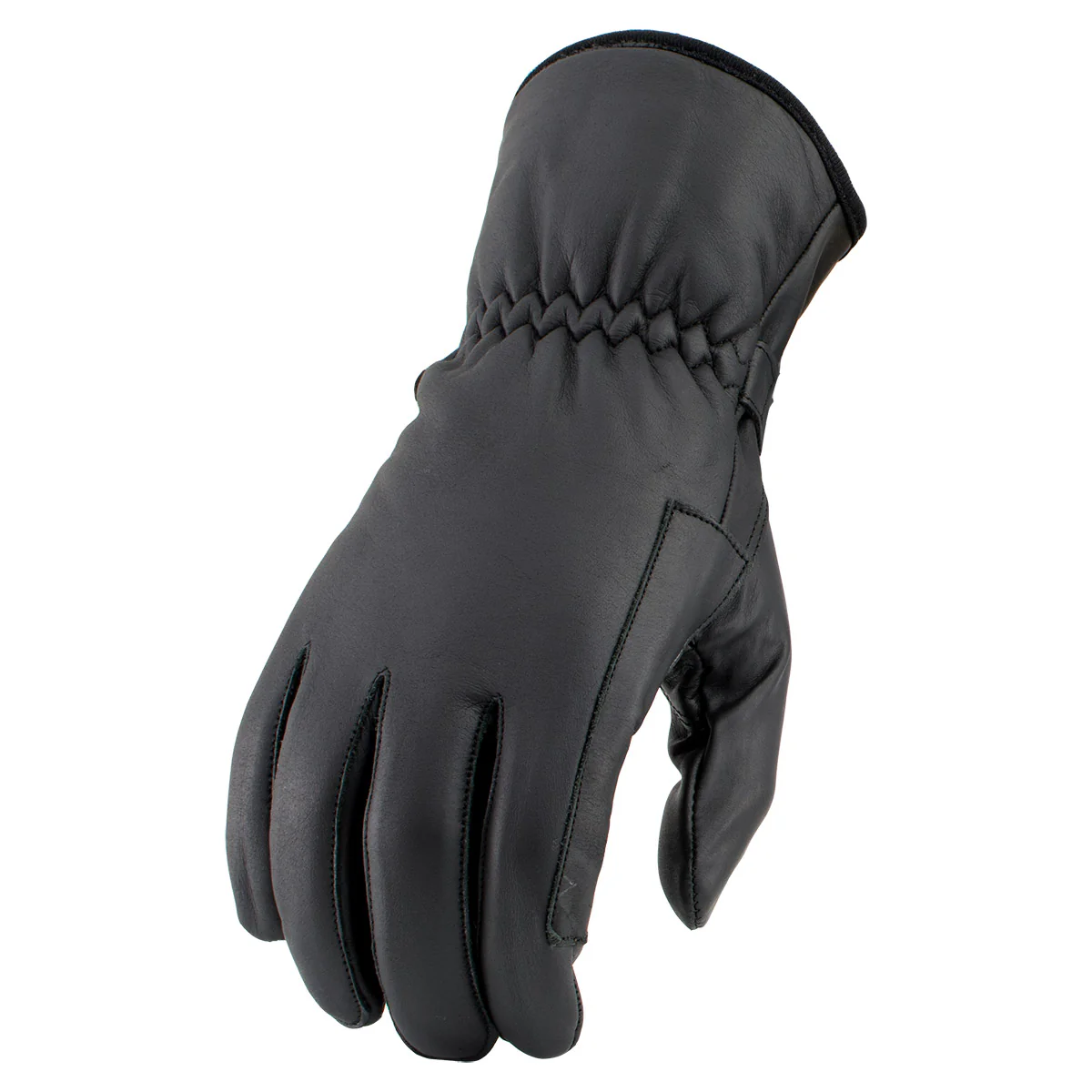 Milwaukee Leather SH736 Men's Black Textile Gauntlet Winter Gloves - Image 2