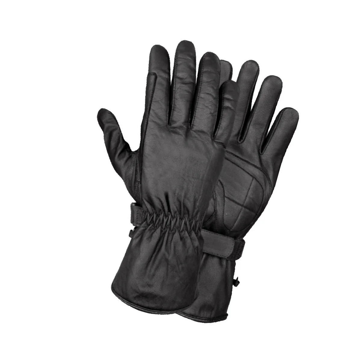Milwaukee Leather SH736 Men's Black Textile Gauntlet Winter Gloves - Image 5