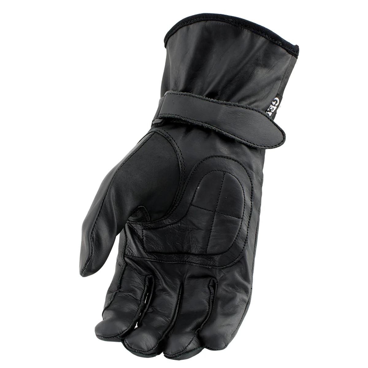 Milwaukee Leather SH736 Men's Black Textile Gauntlet Winter Gloves - Image 6