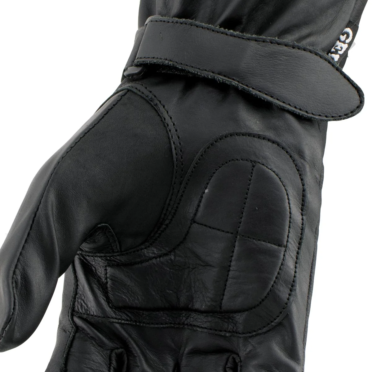 Milwaukee Leather SH736 Men's Black Textile Gauntlet Winter Gloves - Image 7