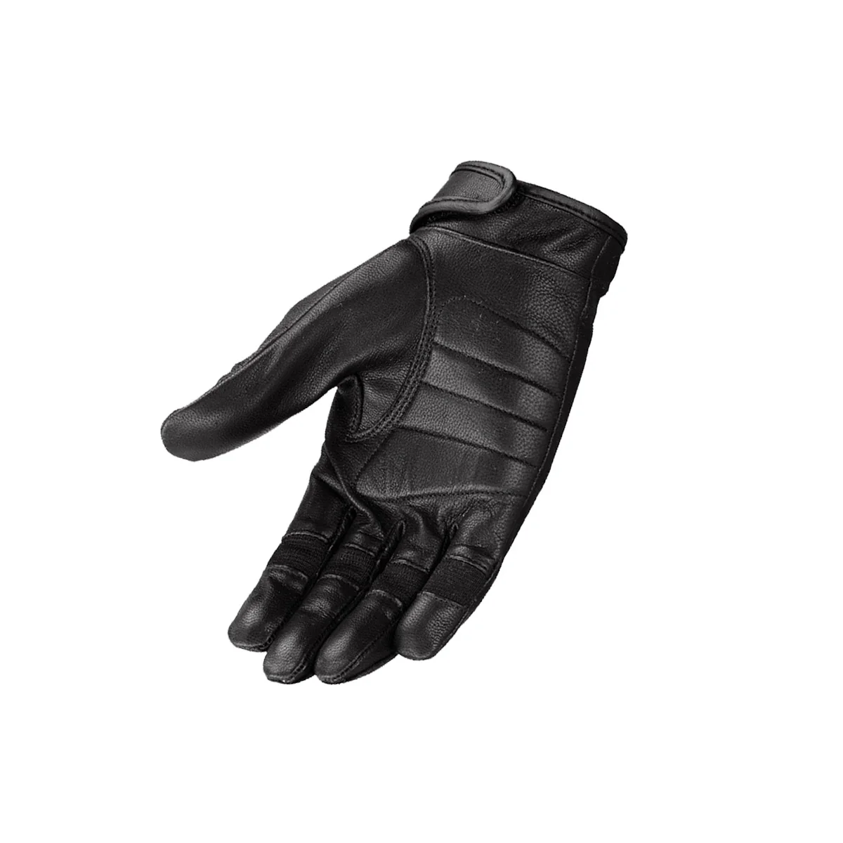 Milwaukee Leather SH811 Men's Black Leather Full Finger Motorcycle Hand Gloves W/ Breathable ‘Open Knuckle’ - Image 2