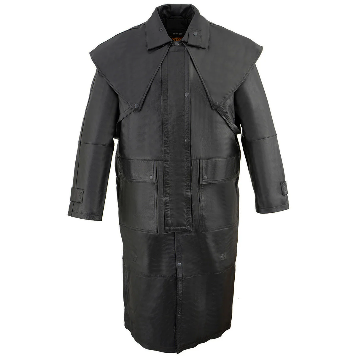 Milwaukee Leather SH910 Men’s Western Inspired Genuine Leather Cowhide Duster with Removable Liner - Image 10