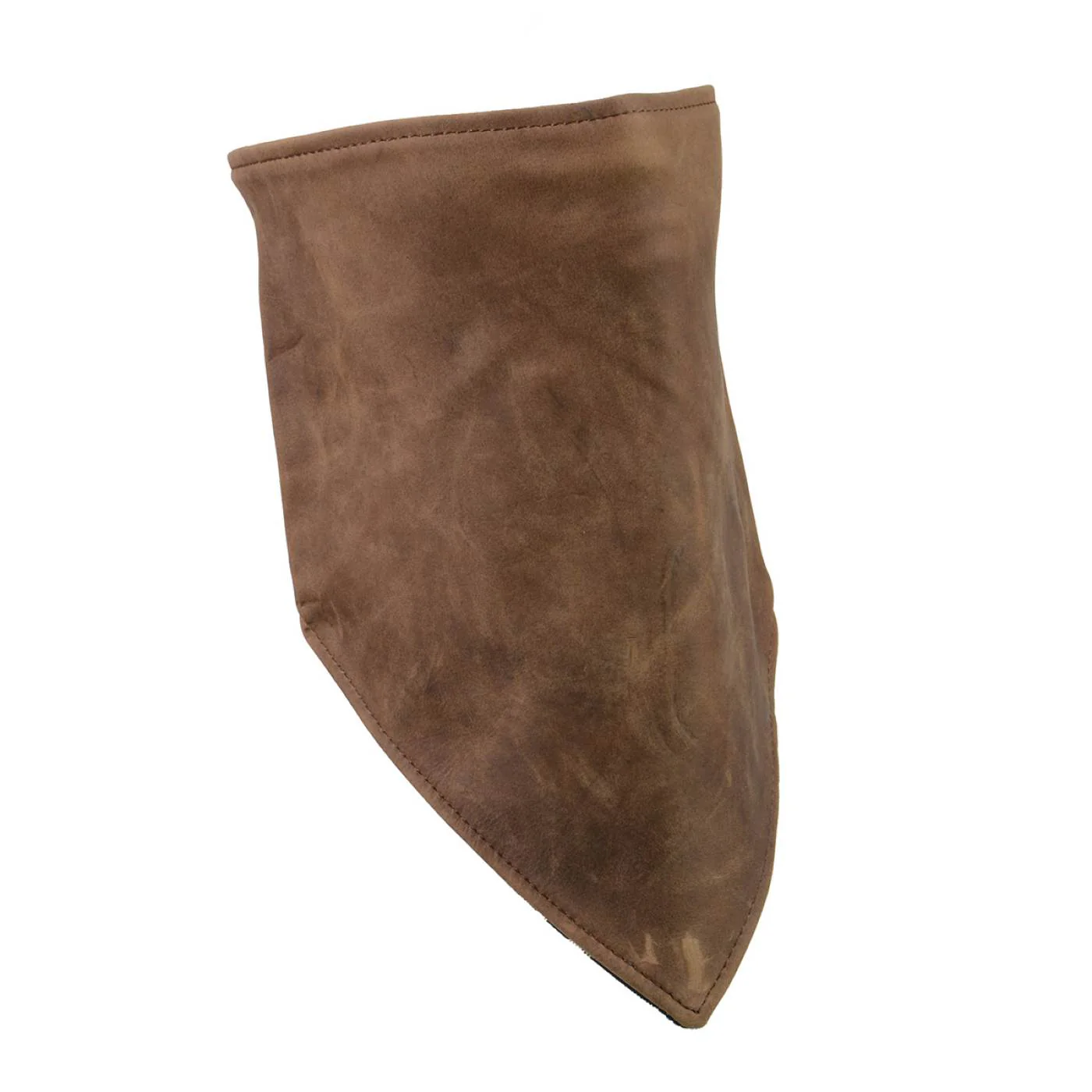 Milwaukee Leather Unisex Brown Leather Neck Warmer - Fleece-Lined Cold Weather Motorcycle Face Cover - MP7590 - Image 15