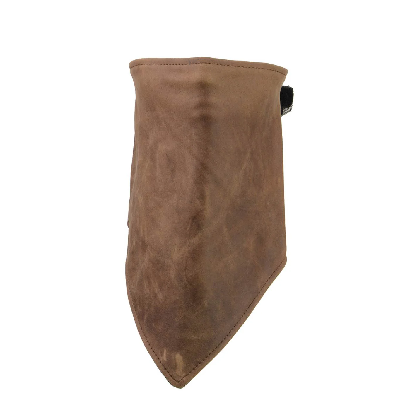 Milwaukee Leather Unisex Brown Leather Neck Warmer - Fleece-Lined Cold Weather Motorcycle Face Cover - MP7590 - Image 16