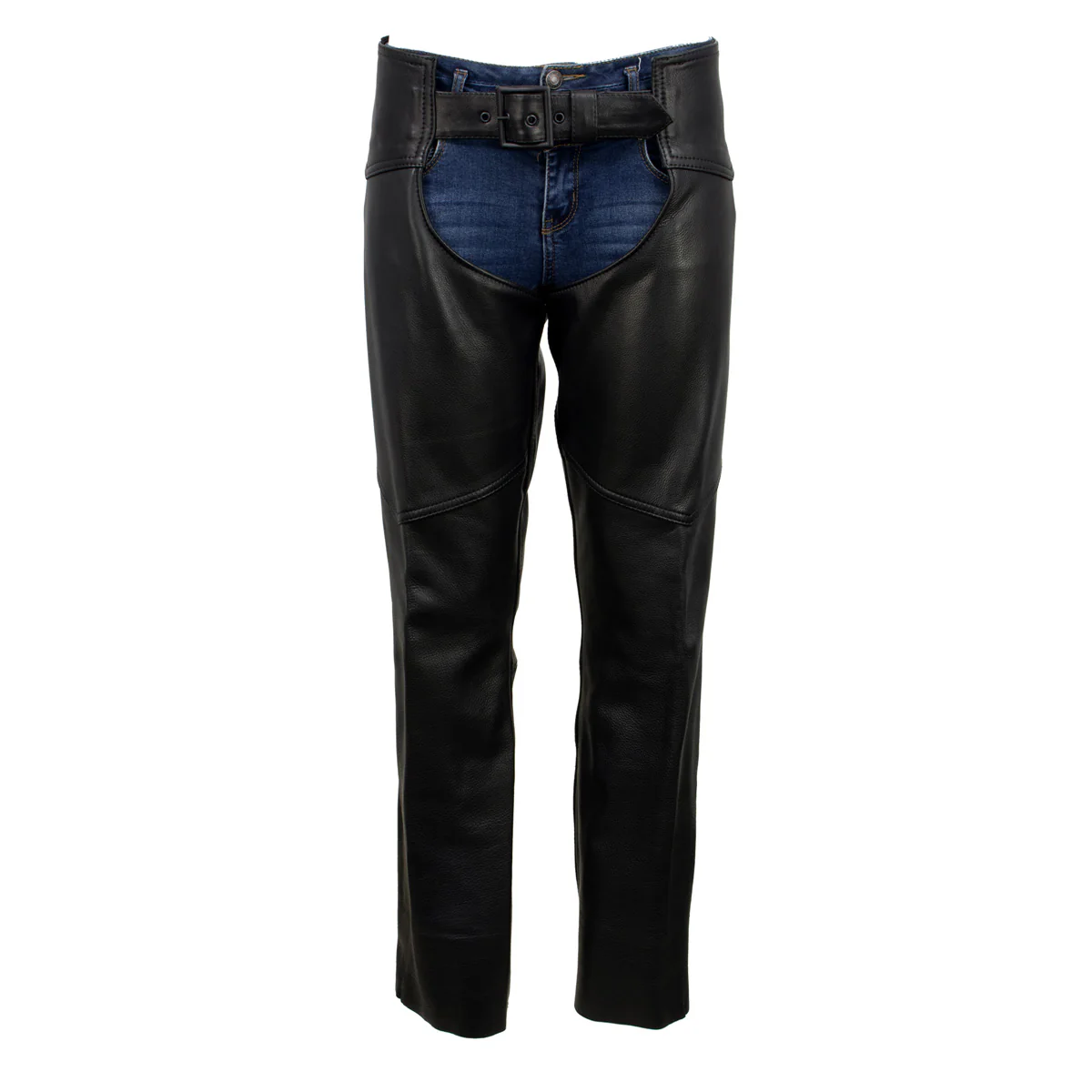 Milwaukee Leather USA MADE MLCHL5001 Women's Black Shade Premium Leather Motorcycle Chaps - Image 10