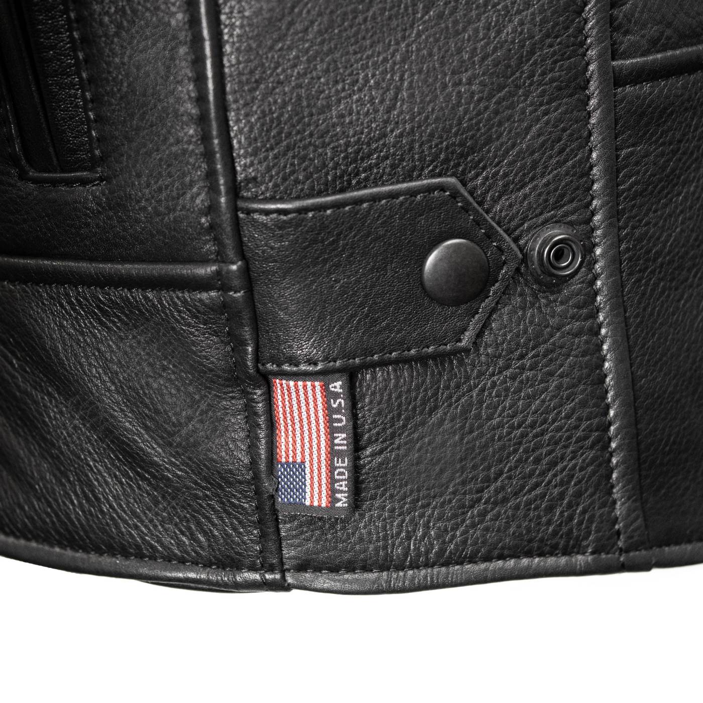 Milwaukee Leather USA MADE MLJKM5008 Men's Black Revolve Premium Leather Vented Motorcycle Jacket - Image 8