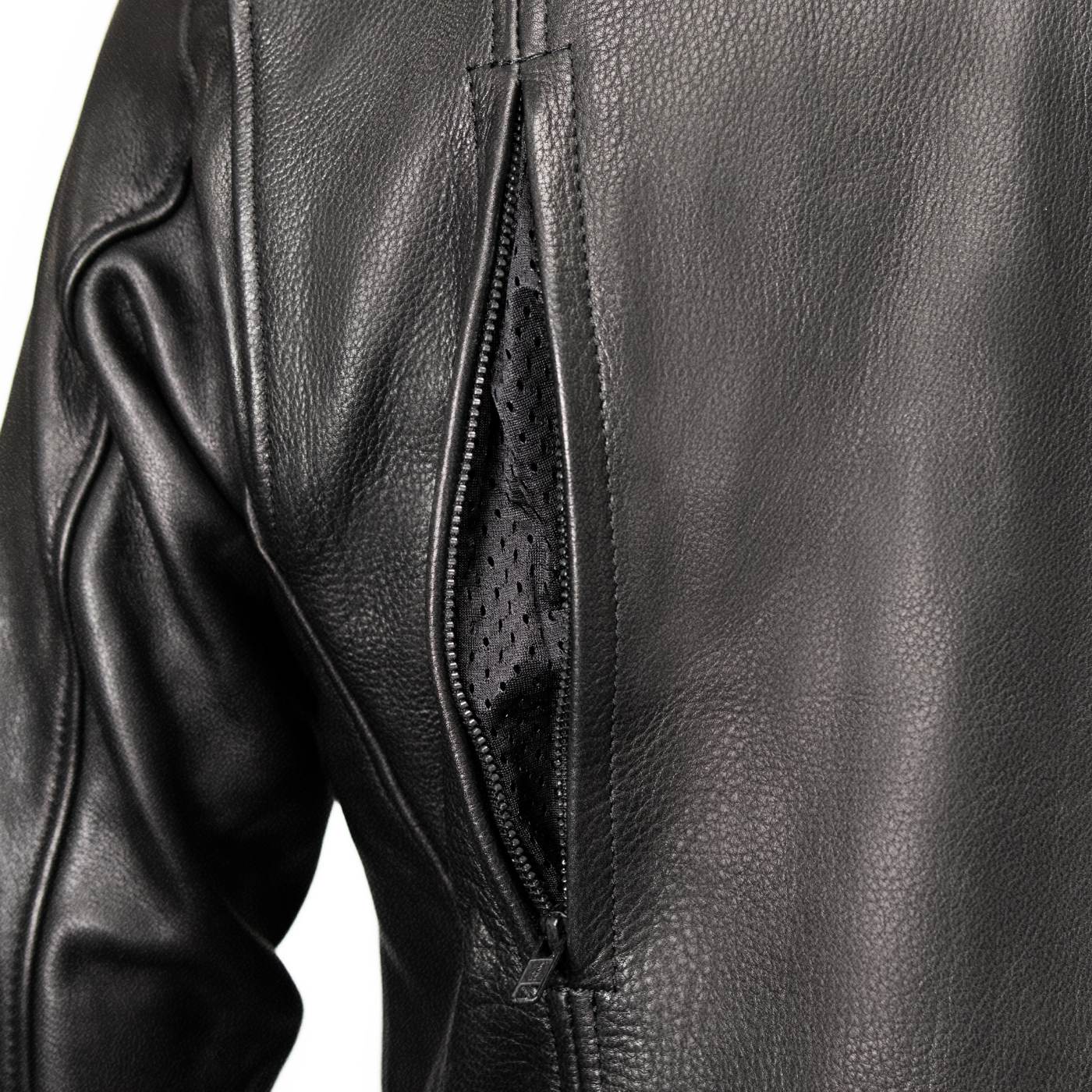 Milwaukee Leather USA MADE MLJKM5008 Men's Black Revolve Premium Leather Vented Motorcycle Jacket - Image 9